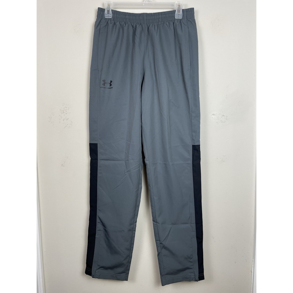 NEW Under Armour Vital Woven Training Pants Mens Medium Gray Loose Mesh Lined - Picture 2 of 10